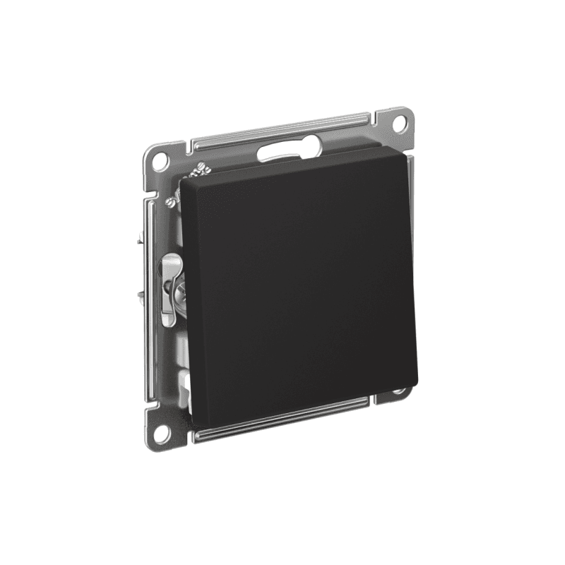 Выключатель 1-кл. СП AtlasDesign 10А IP20 (сх. 1) 10AX с самовозвратом механизм карбон SE ATN001015