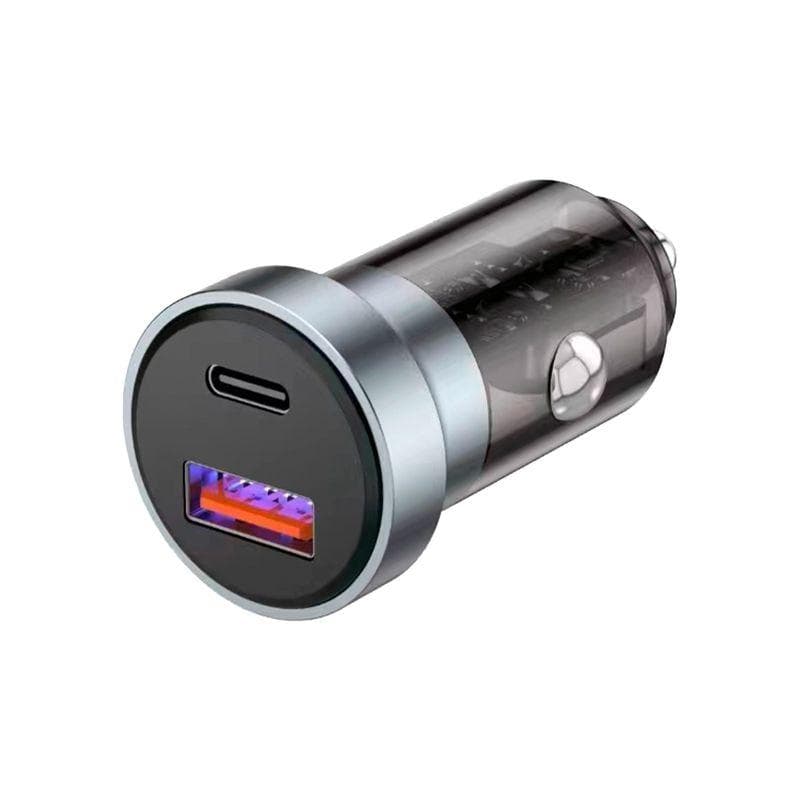 Устройство зарядное автомобильное с двумя портами USB-A + USB-C с LED-подсветкой 20Вт Rexant 18-2243-5