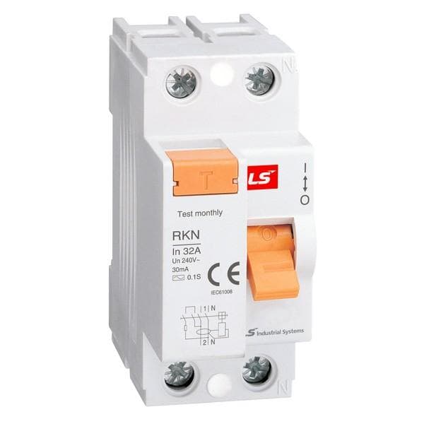 Устройство защитного отключения 1P+N 25А 30мА RKN-b 63AF A-TYPE NEW ROGY LS Electric 06220749R0