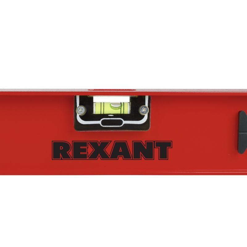 Уровень алюминиевый "Рельс" 600мм 3 глазка (1 поворотный) Rexant 12-9211